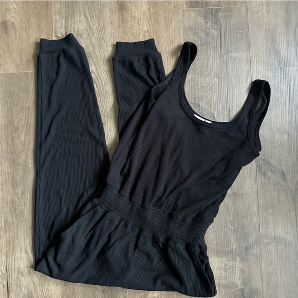 NWOT Spiritual Gangster Ballet Rib Jumpsuit - Black - Size Medium - Picture 5 of 10